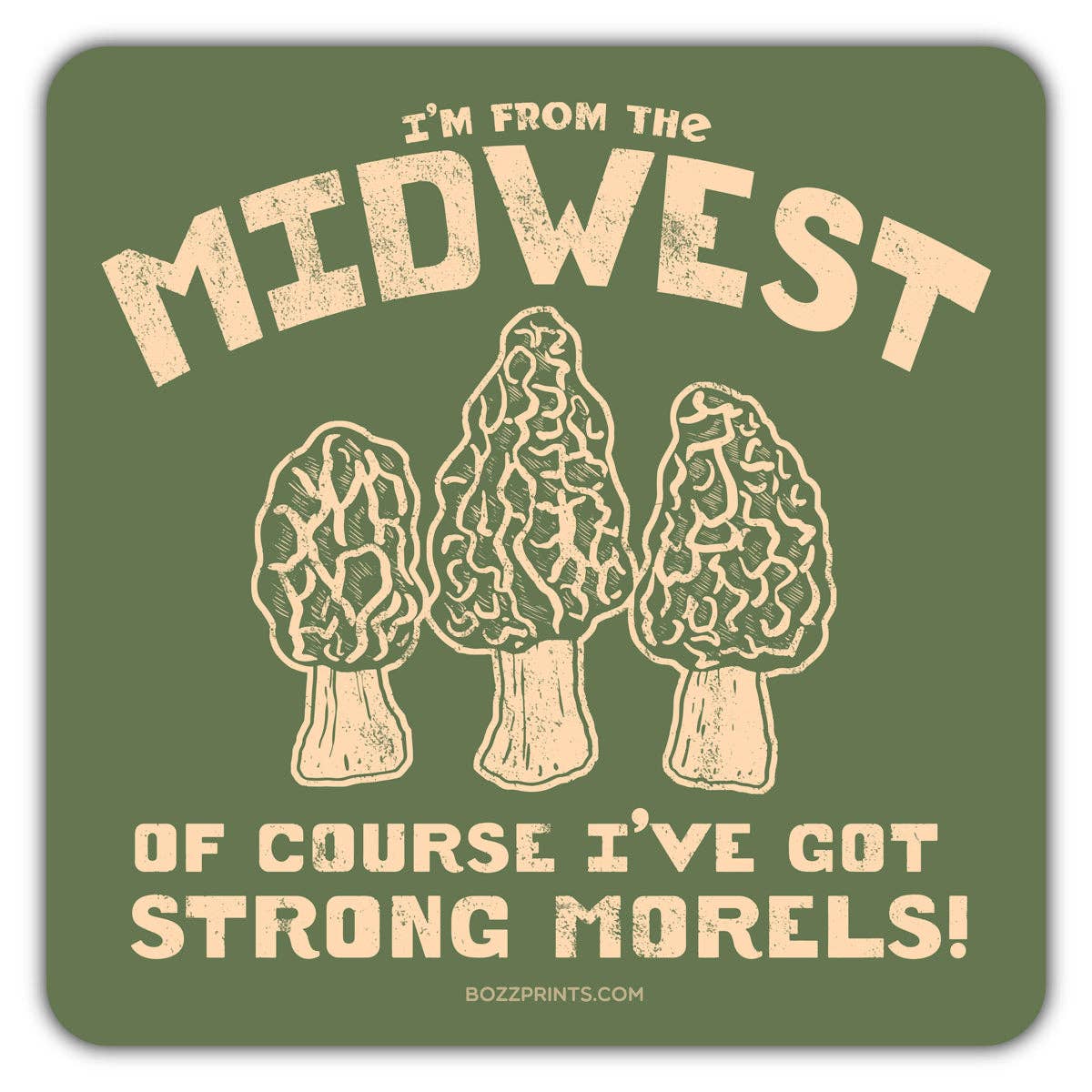 Midwest Morels Sticker
