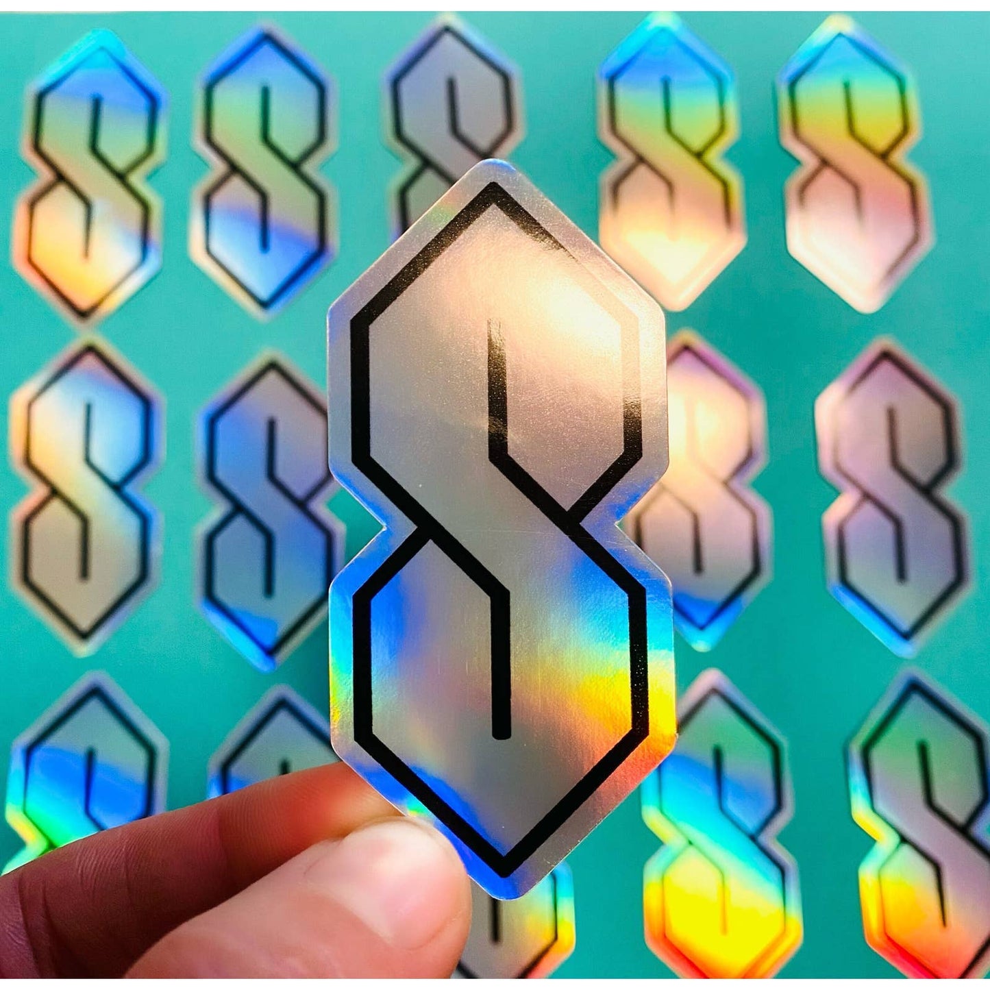 Holographic Cool S sticker