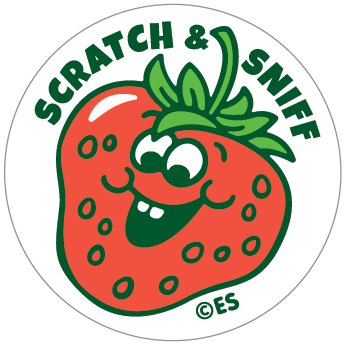 Strawberry Scratch & Sniff Stickers