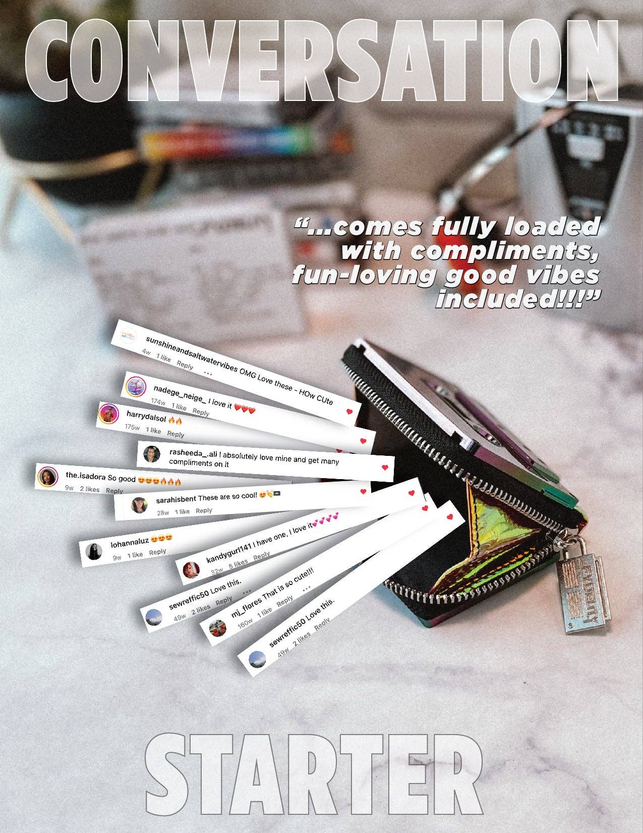 Electro Green Chrome Cassette Wallet