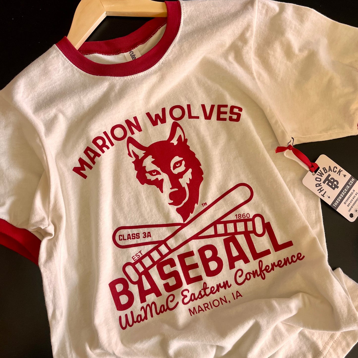 Wolves Baseball Ringer Tee