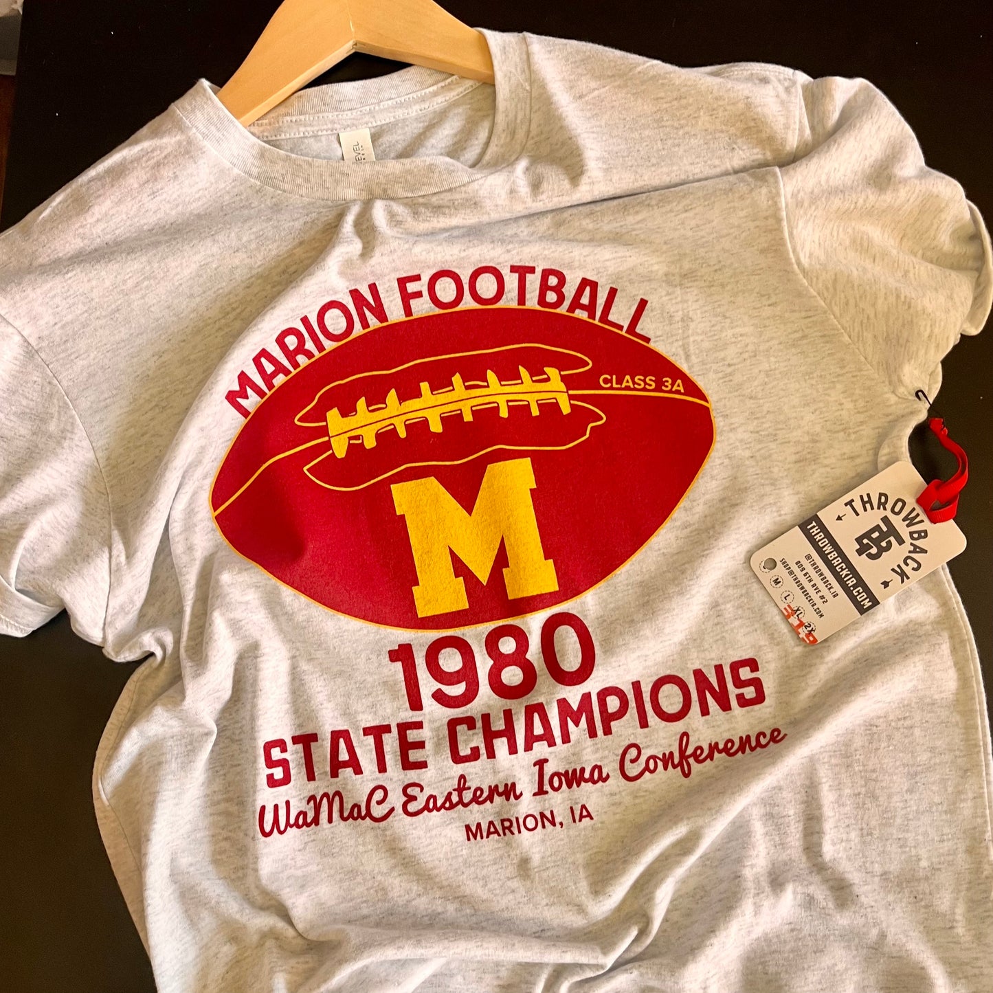 Marion 1980 Football State Champs Tee
