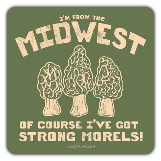 Midwest Morels Sticker