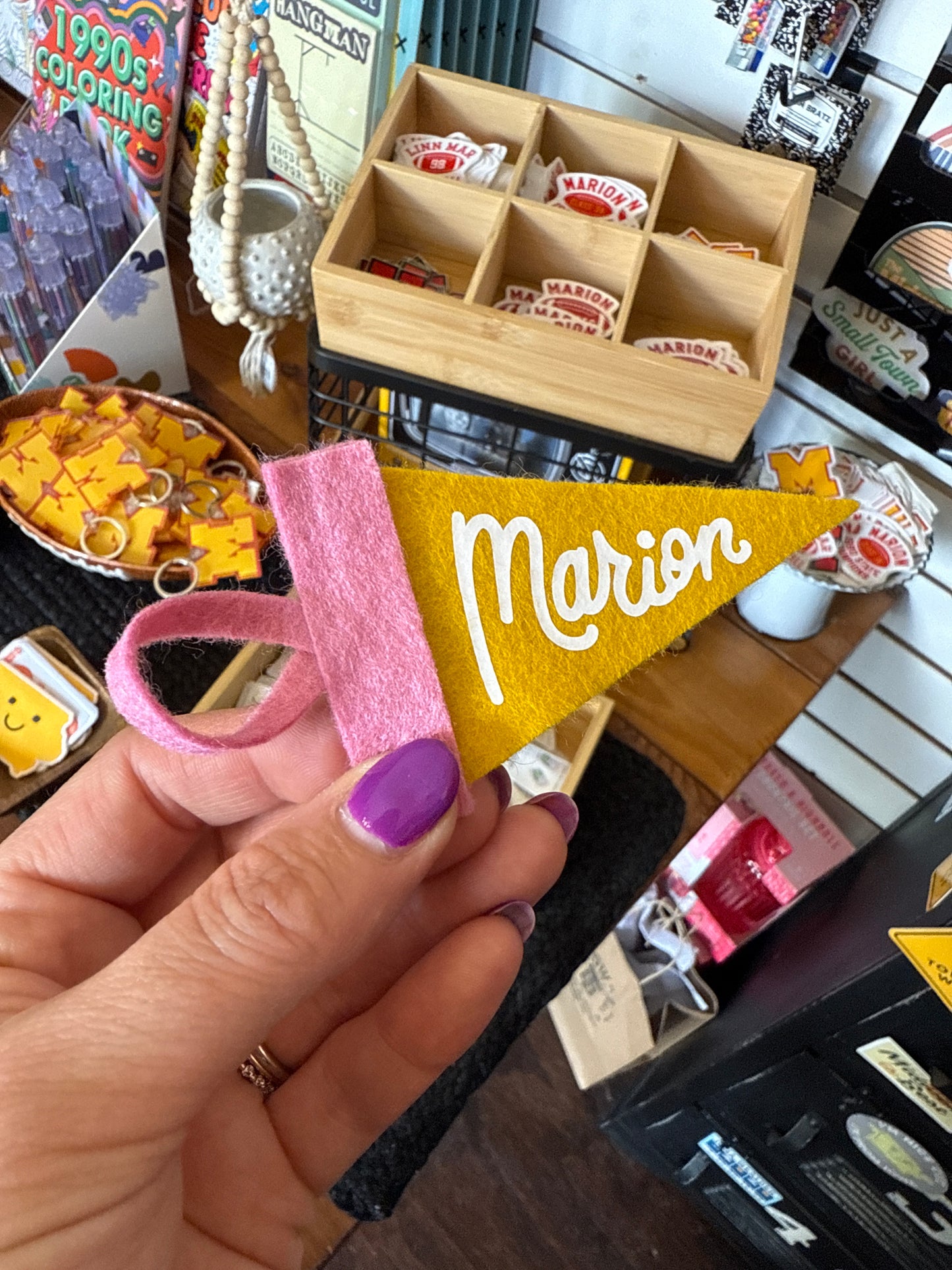 Marion Mini Pennant Magnet