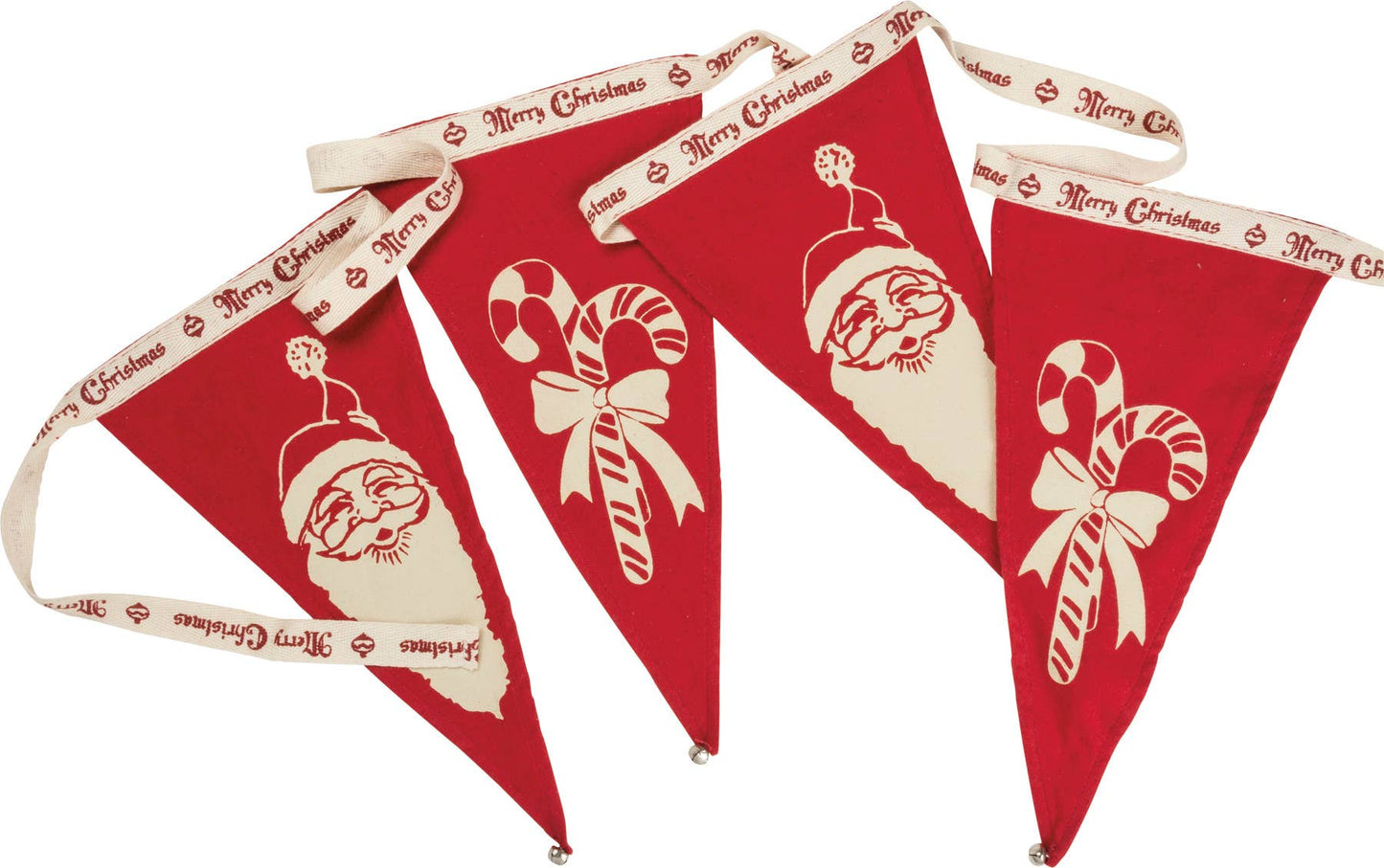 Vintage Merry Christmas Pennant Banner