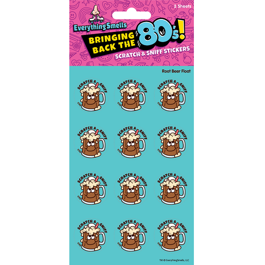Root Beer Float Scratch & Sniff Stickers