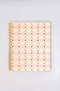 Rough Draft Large Notebook - Cherry Hearts