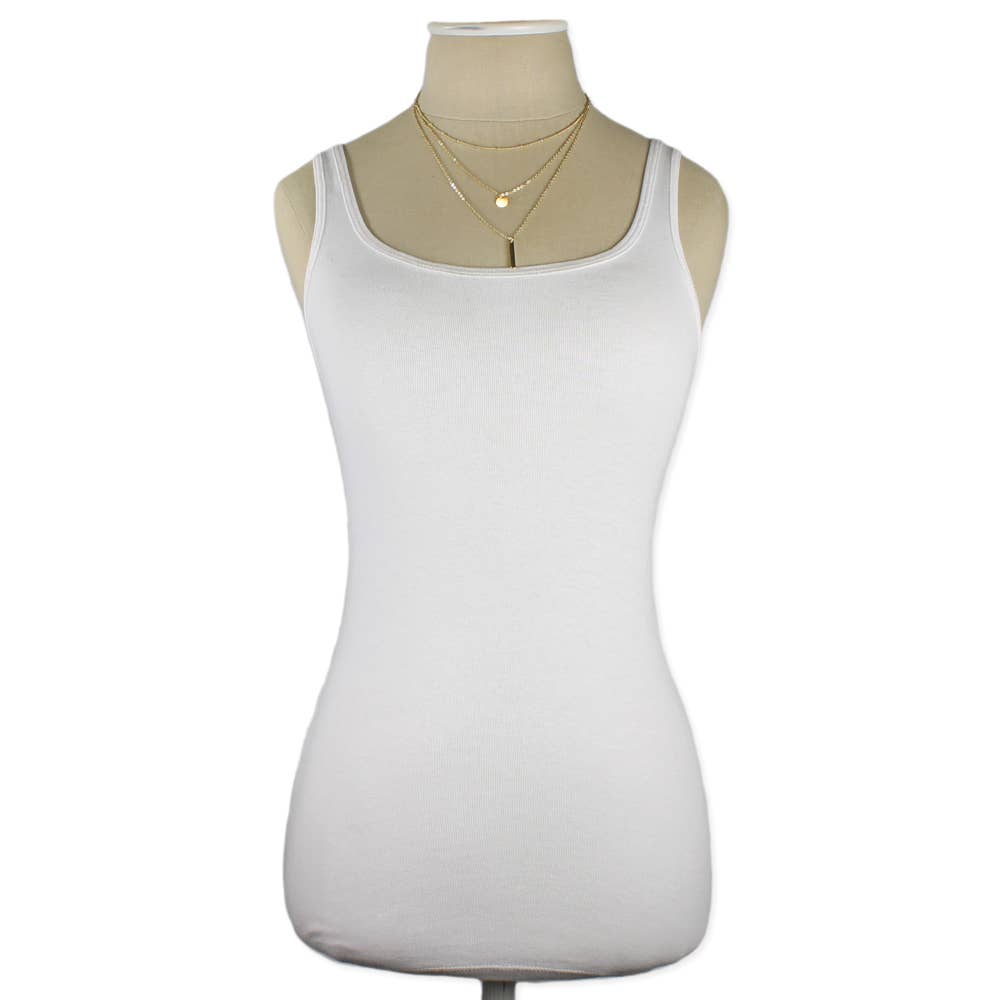 Gold Delicate Chain Charms Necklace