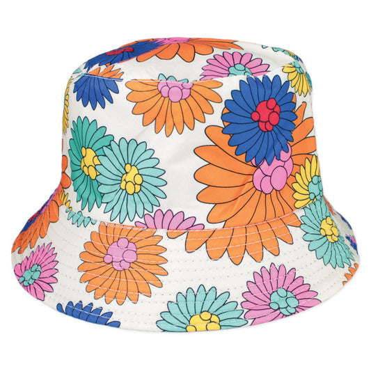 Retro Flower Bucket Hat