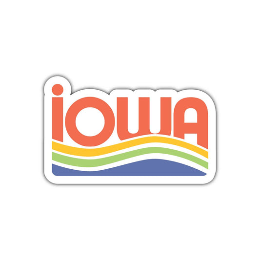 Iowa Waves Magnet