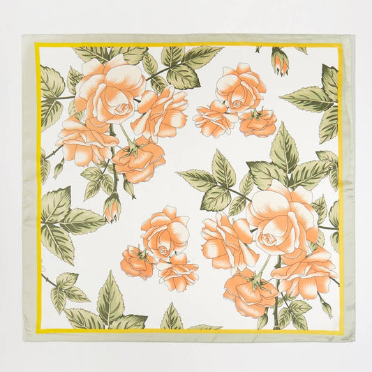 Green Rose Garden Bandana Scarf