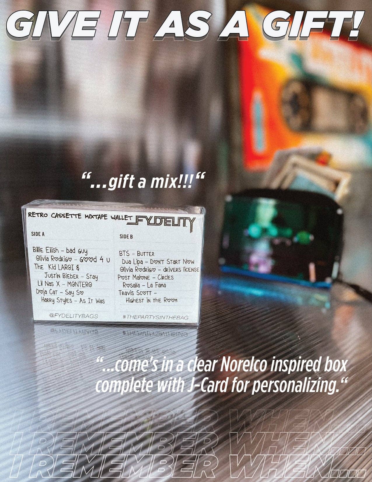 Electro Cassette Wallet