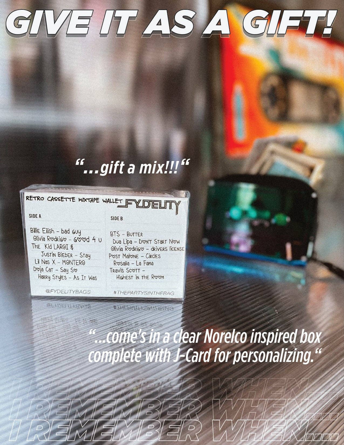 Electro Cassette Wallet