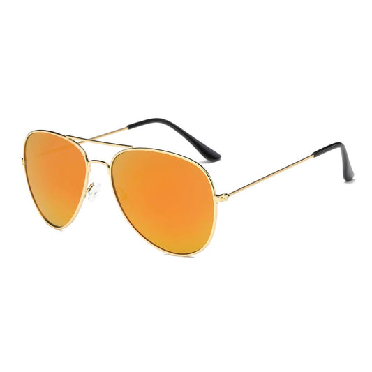 Amber Sunset Aviator Glasses