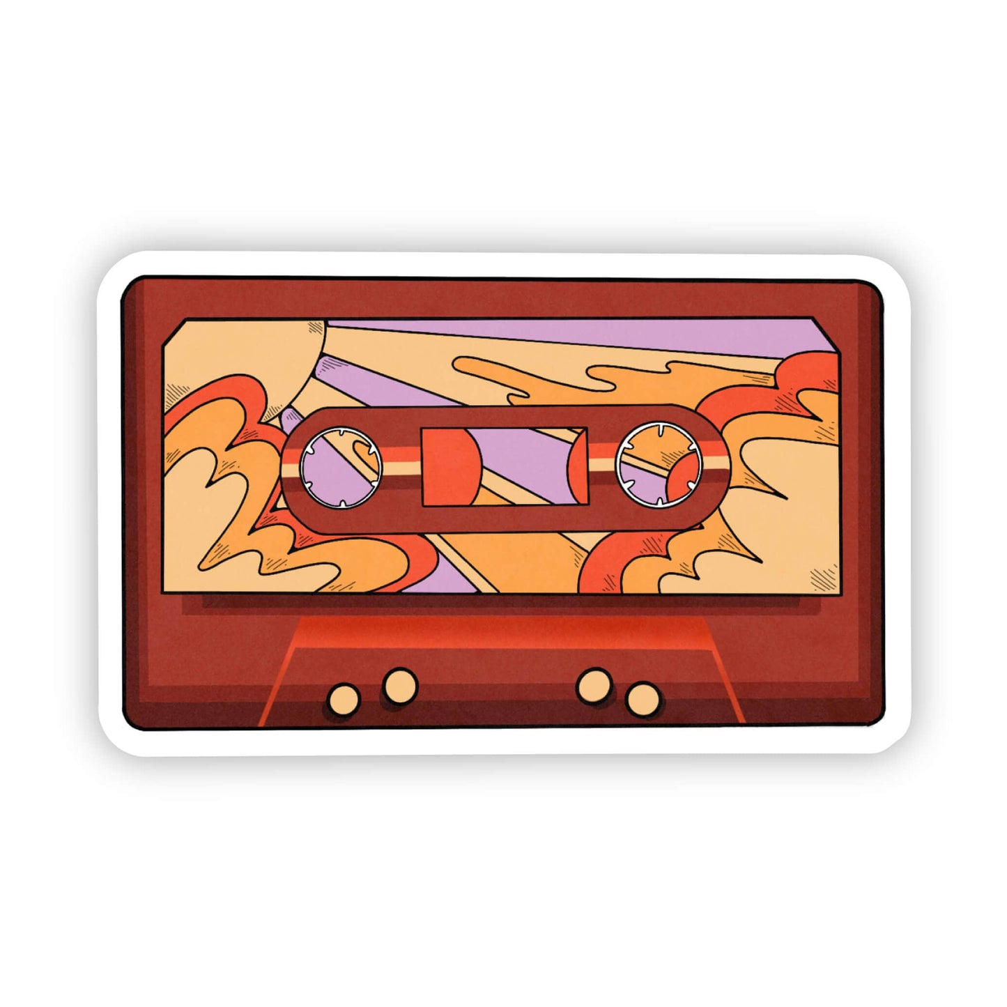 Cassette Tape Sticker