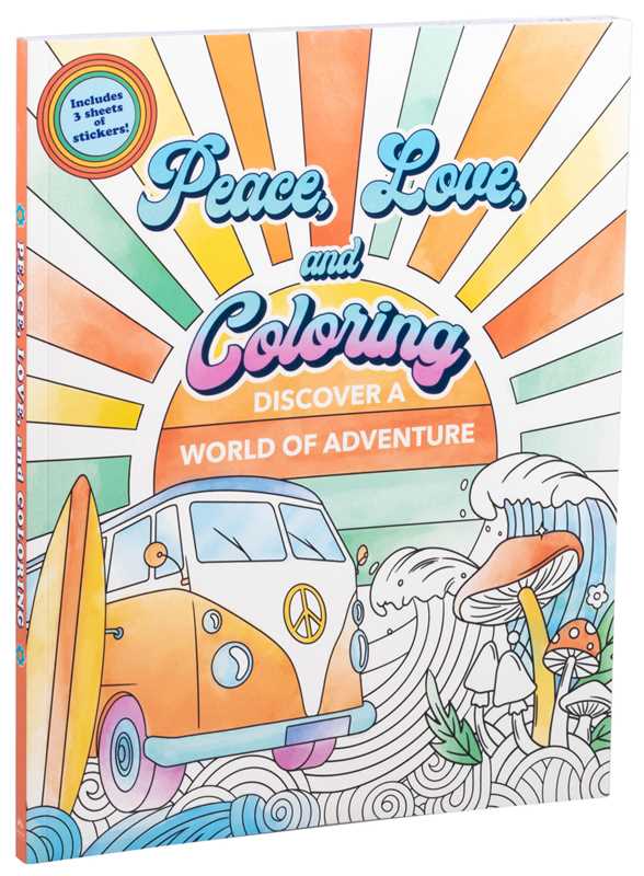 Peace, Love, and Coloring Book