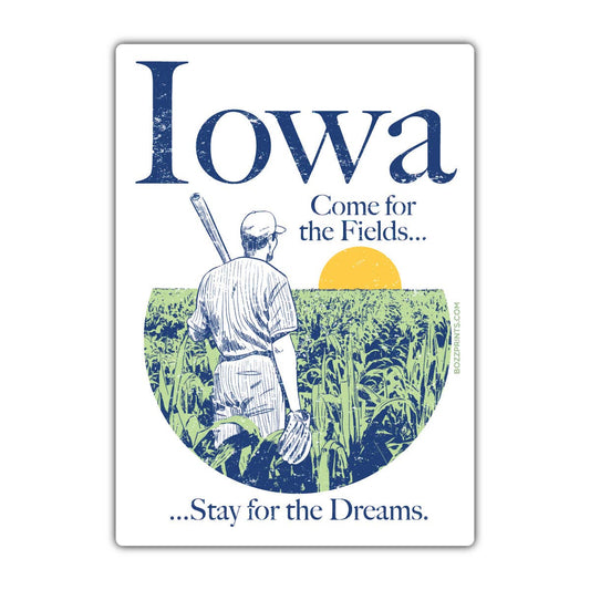 Iowa Come for the Fields Magnet