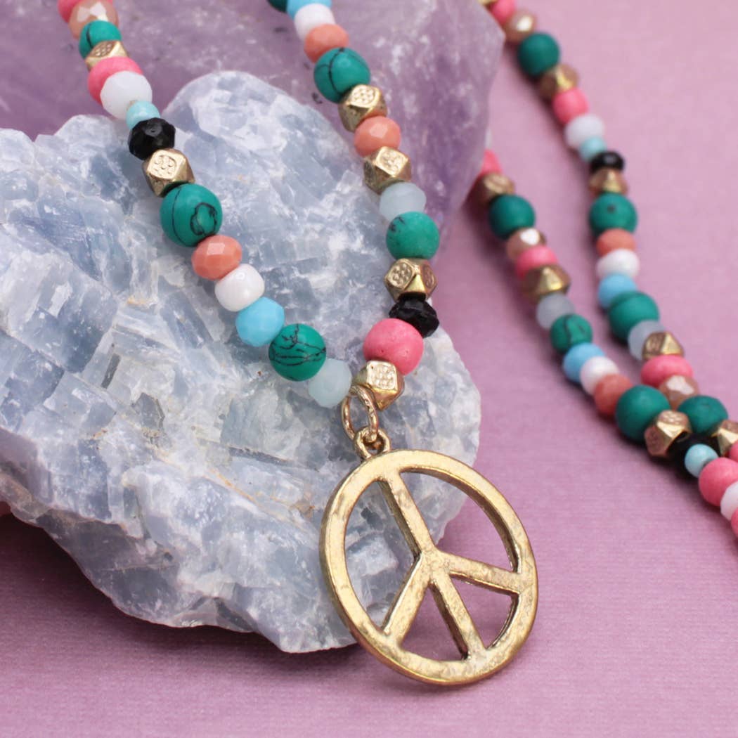 Peace Sign Necklace