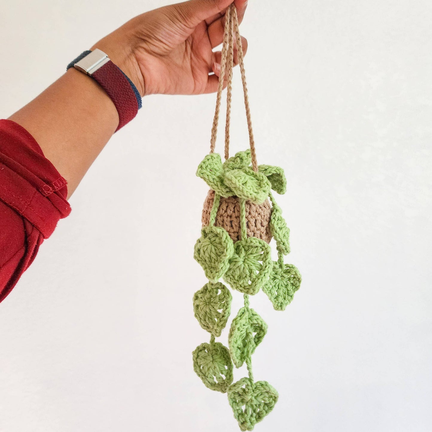 Boho Crochet Car Charm