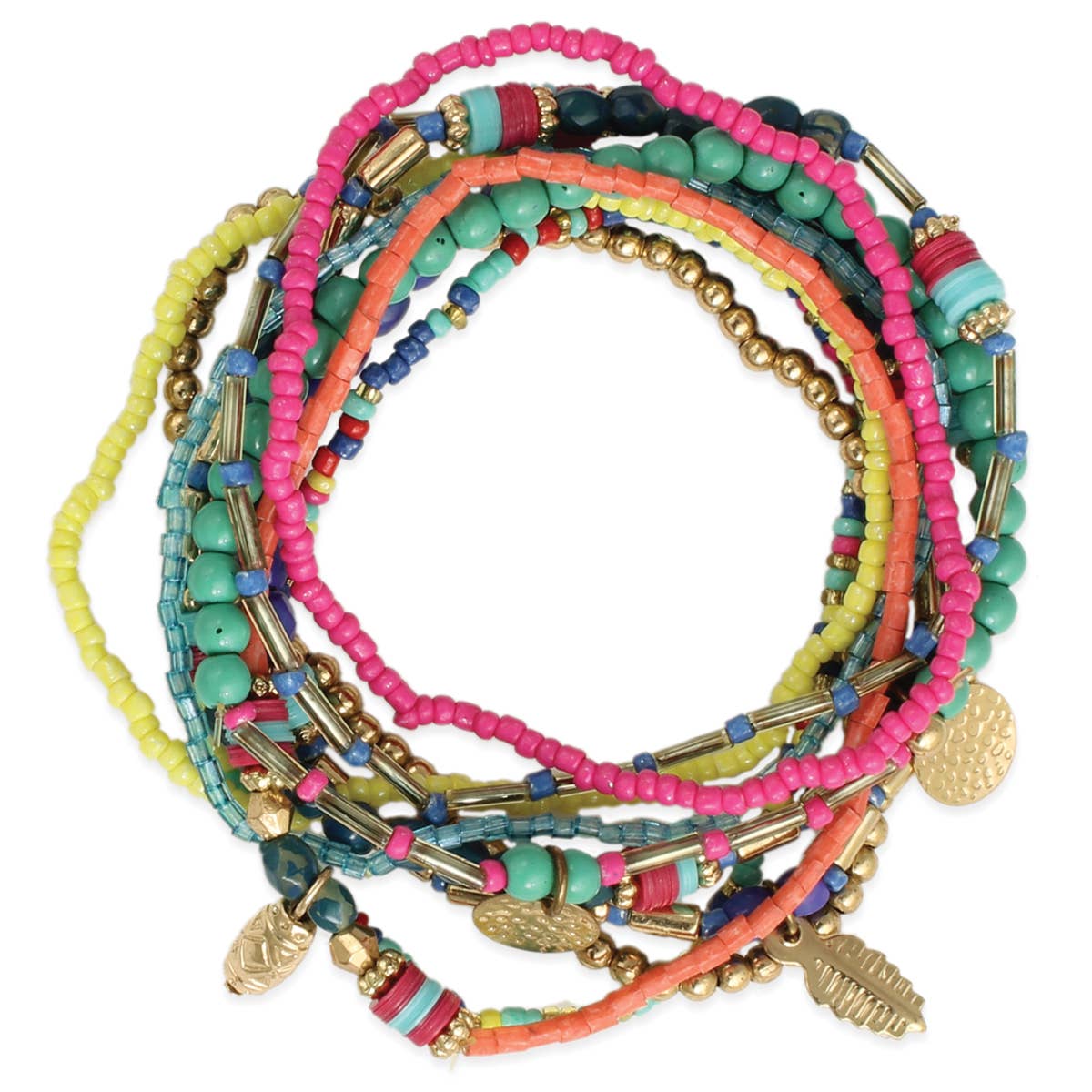 Boho Bead Bracelet Set