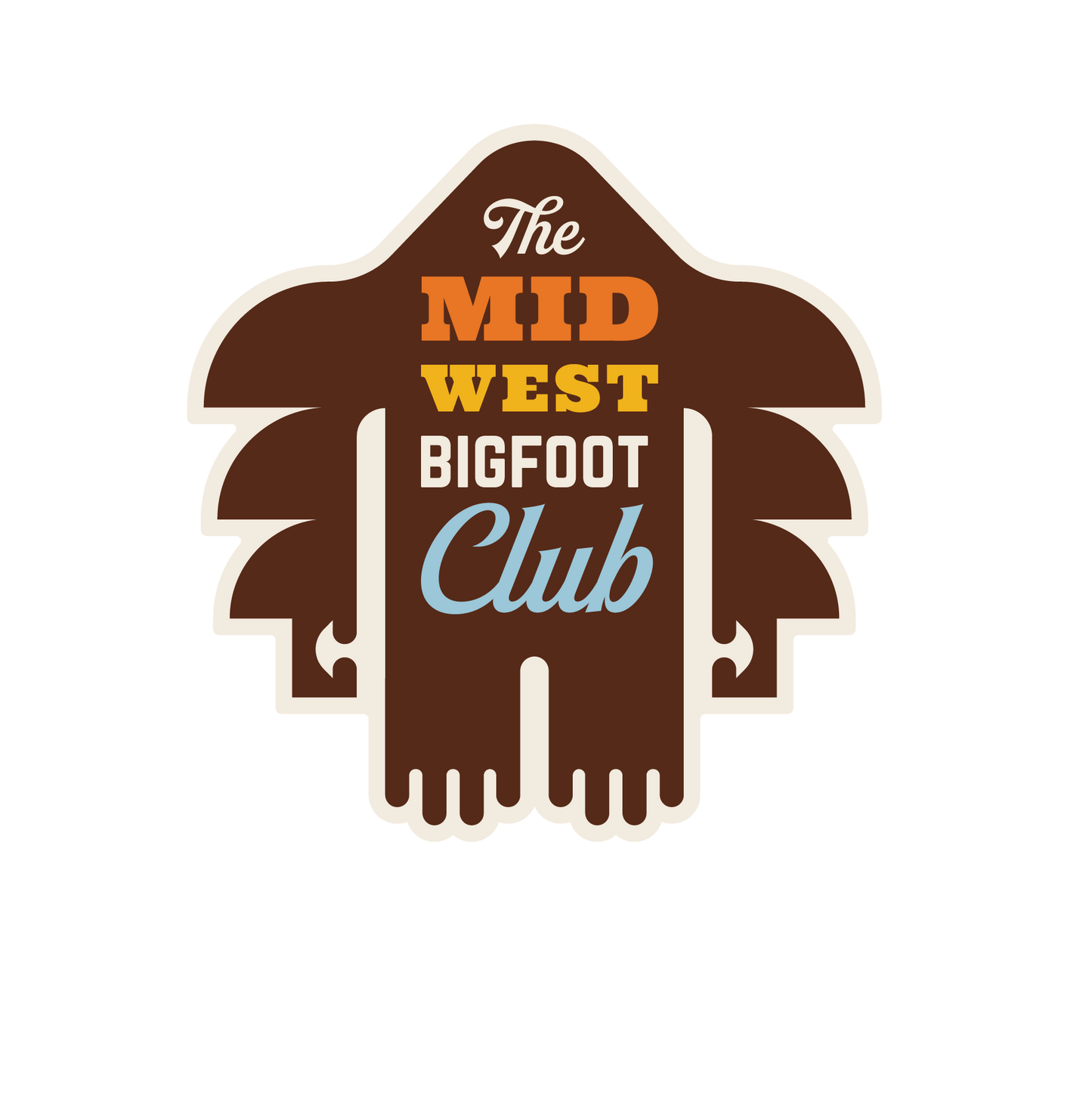 Midwest Bigfoot Club Sticker