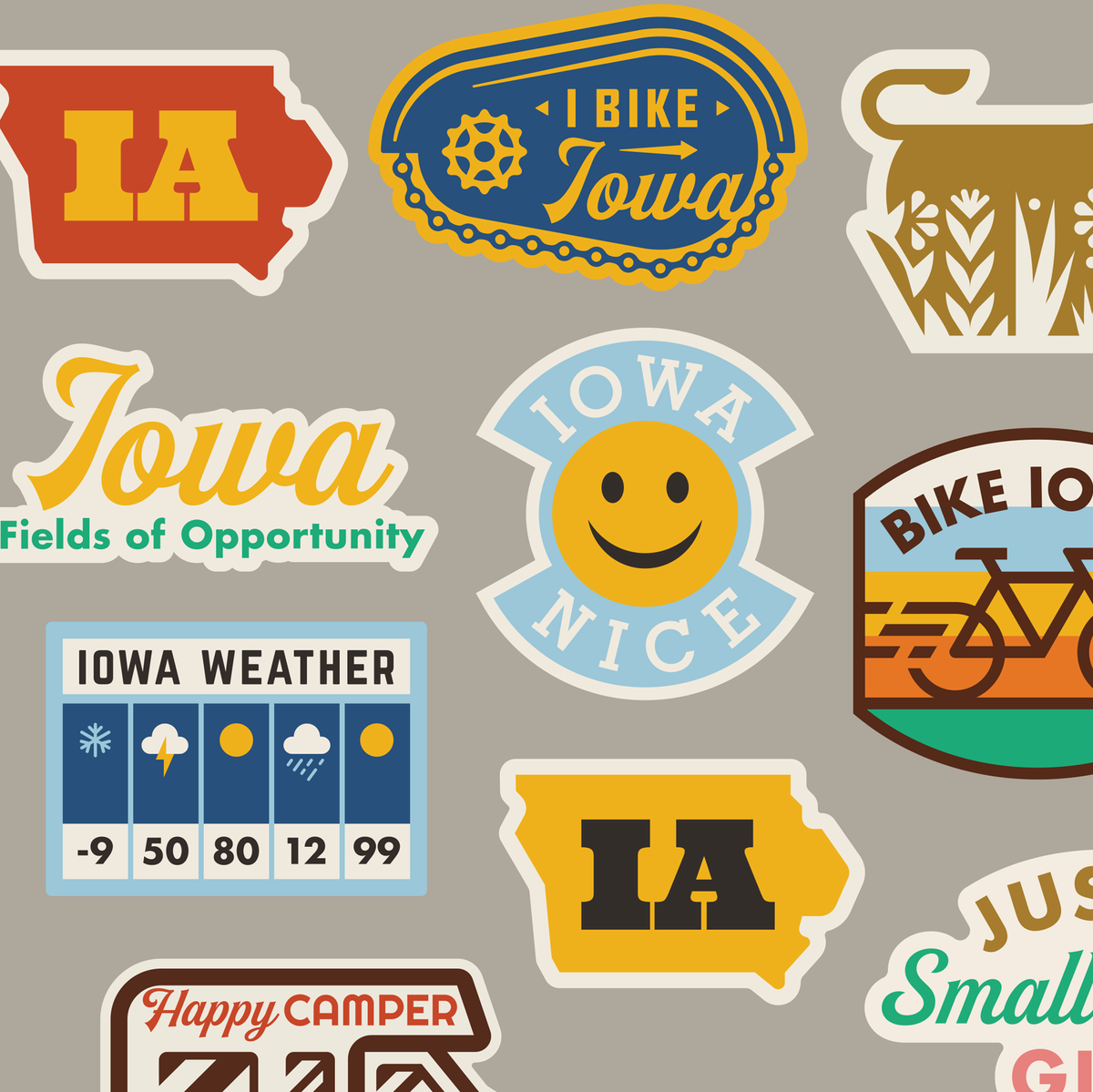 State of Iowa Sticker