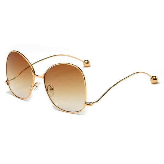 Carvalee Wire Amber Sunglasses