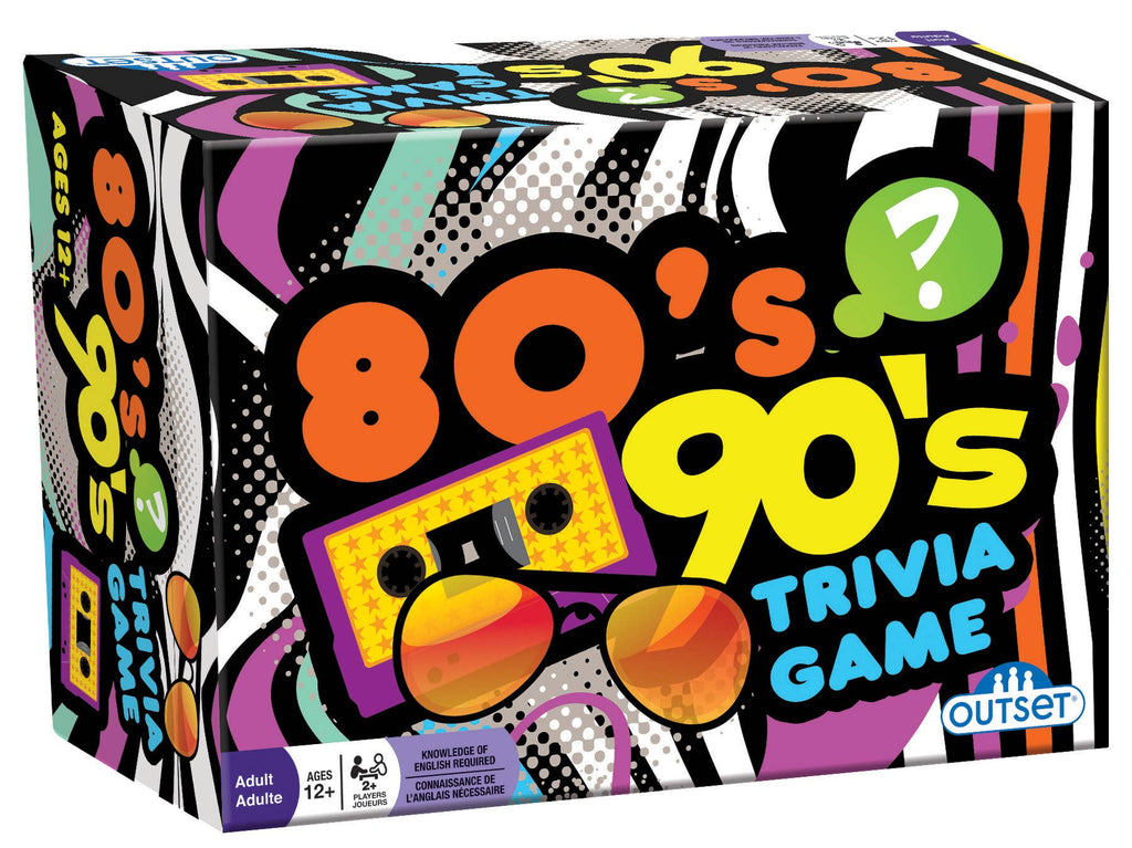 80s 90s Trivia Game: A Totally Radical Blast from the Past!