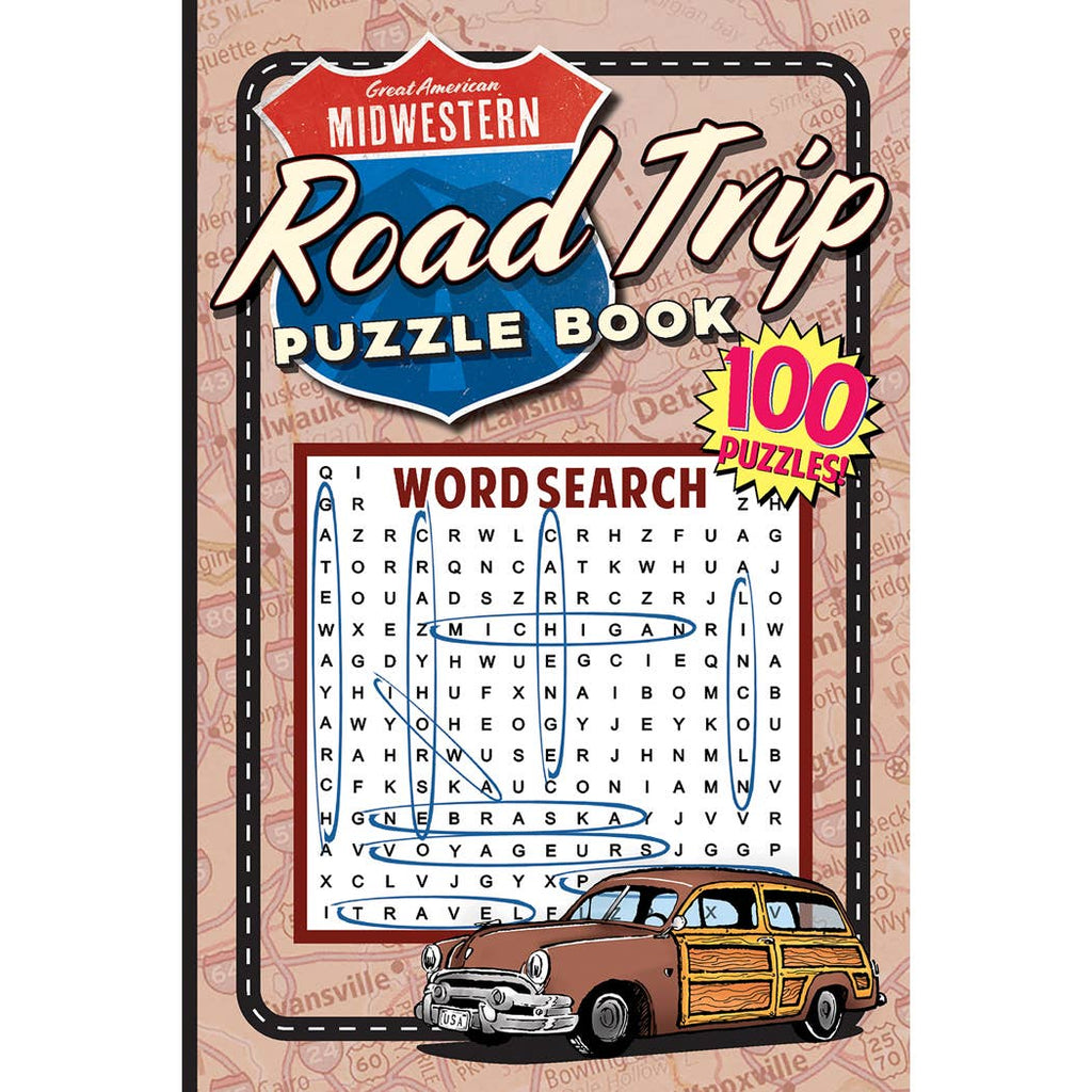 Great American Midwestern Road Trip Puzzle Book