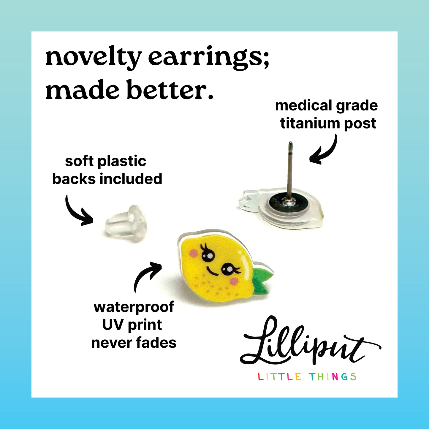 Disco Ball Stud Earrings