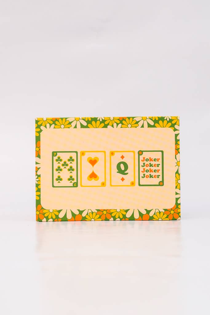 Double Deck Playing Cards, Floral
