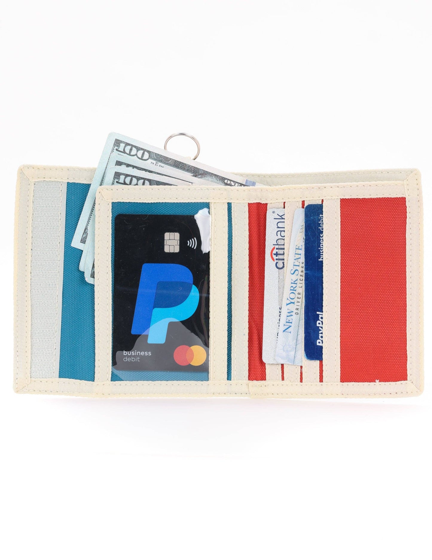 Retro Stripe Bifold Wallet