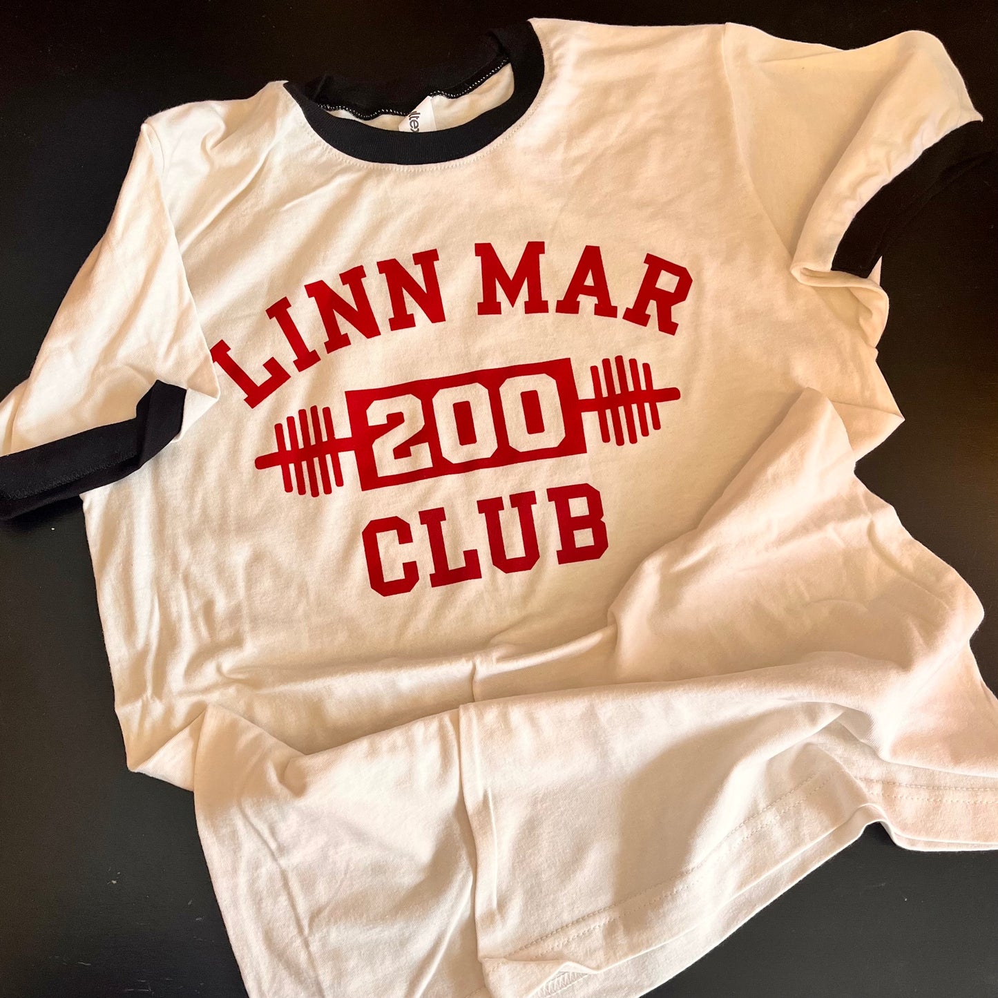 Linn Mar 200 Club Ringer Tee