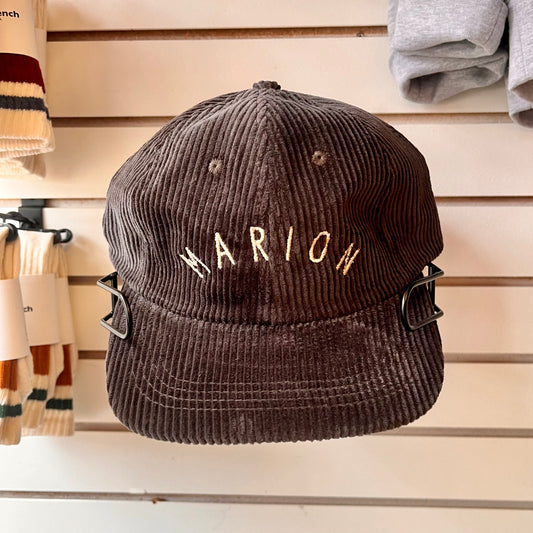Marion Dark Gray Corduroy Dad Hat