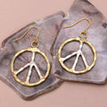 Peace Sign Earring