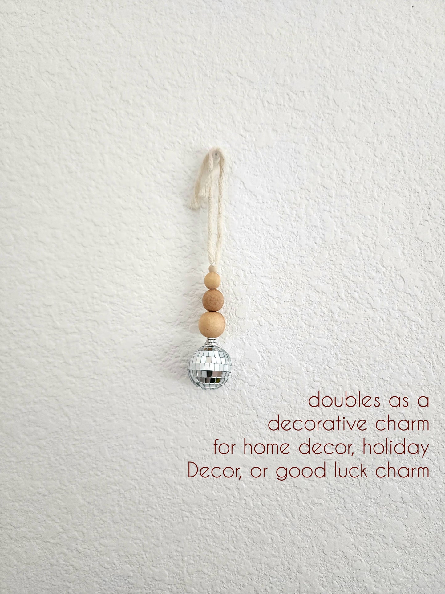 Disco Ball Car Charm & Oil Diffuser