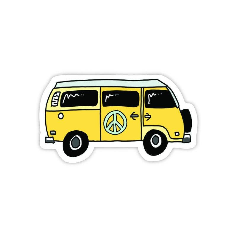 Hippie Truck Sticker