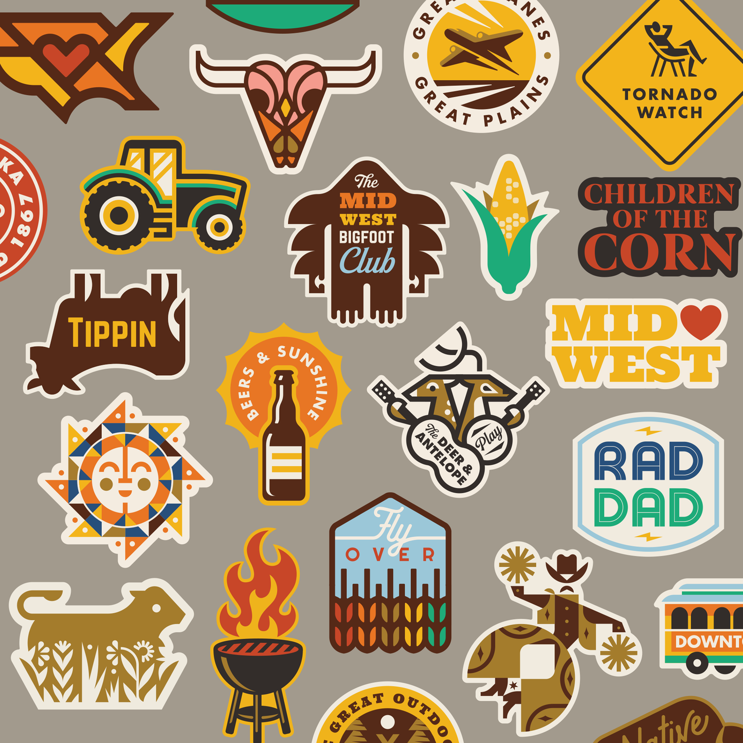 Midwest Bigfoot Club Sticker
