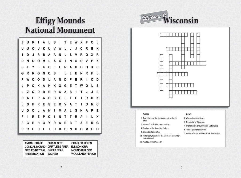 Great American Midwestern Road Trip Puzzle Book