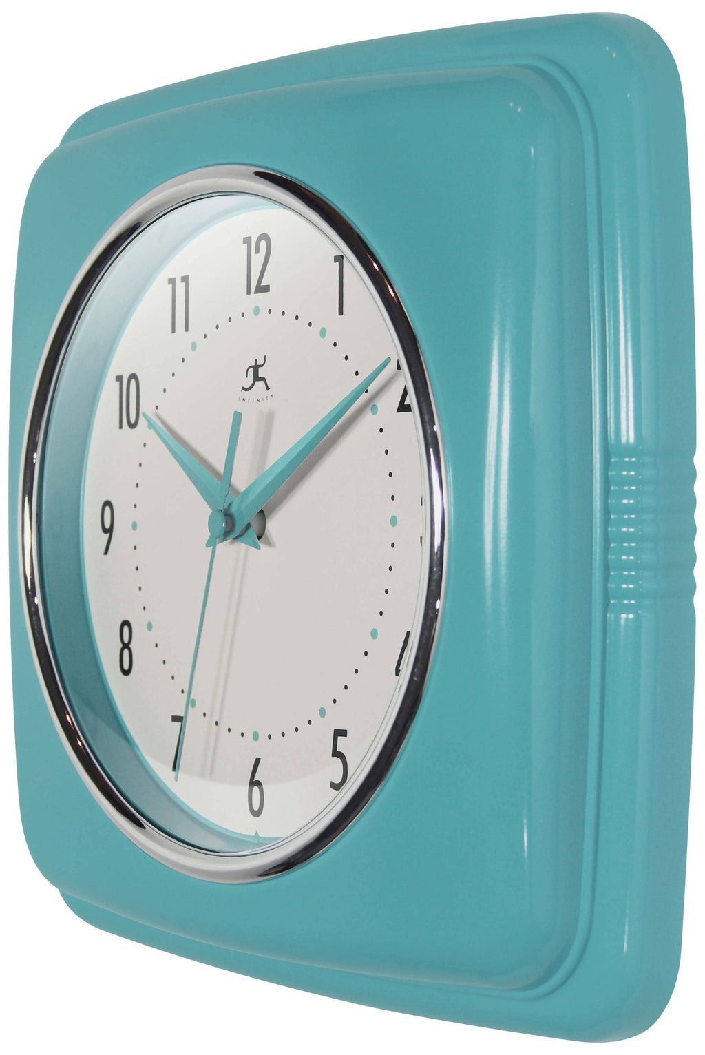 Retro Turquoise Wall Clock