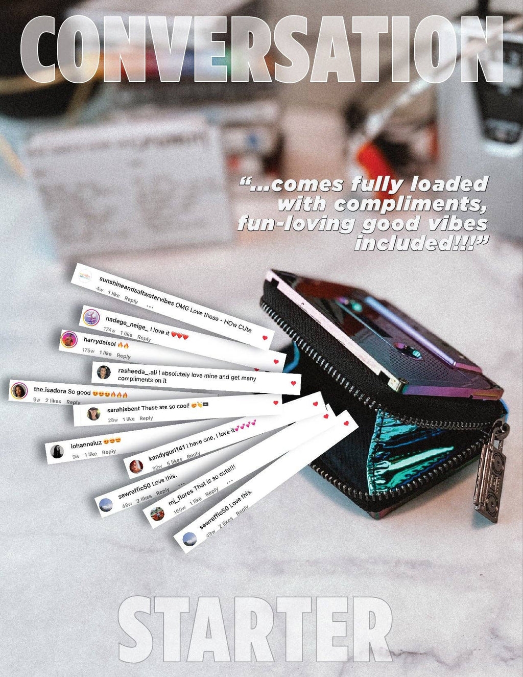Electro Cassette Wallet