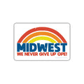 Midwest Never Give Up Ope Sticker