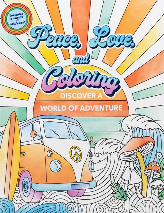 Peace, Love, and Coloring Book