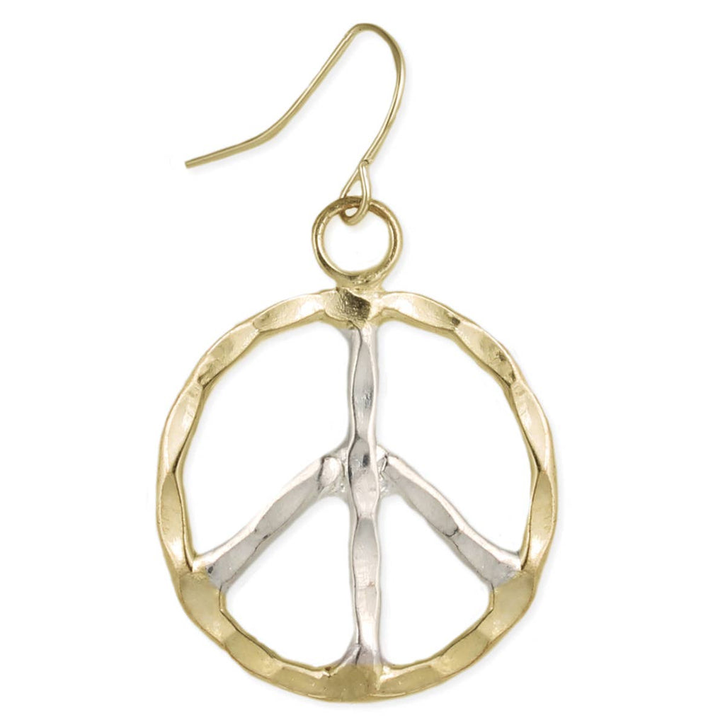 Peace Sign Earring