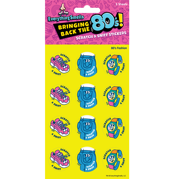 7-Up Soda 1980s Fashion Scratch & Sniff Stickers
