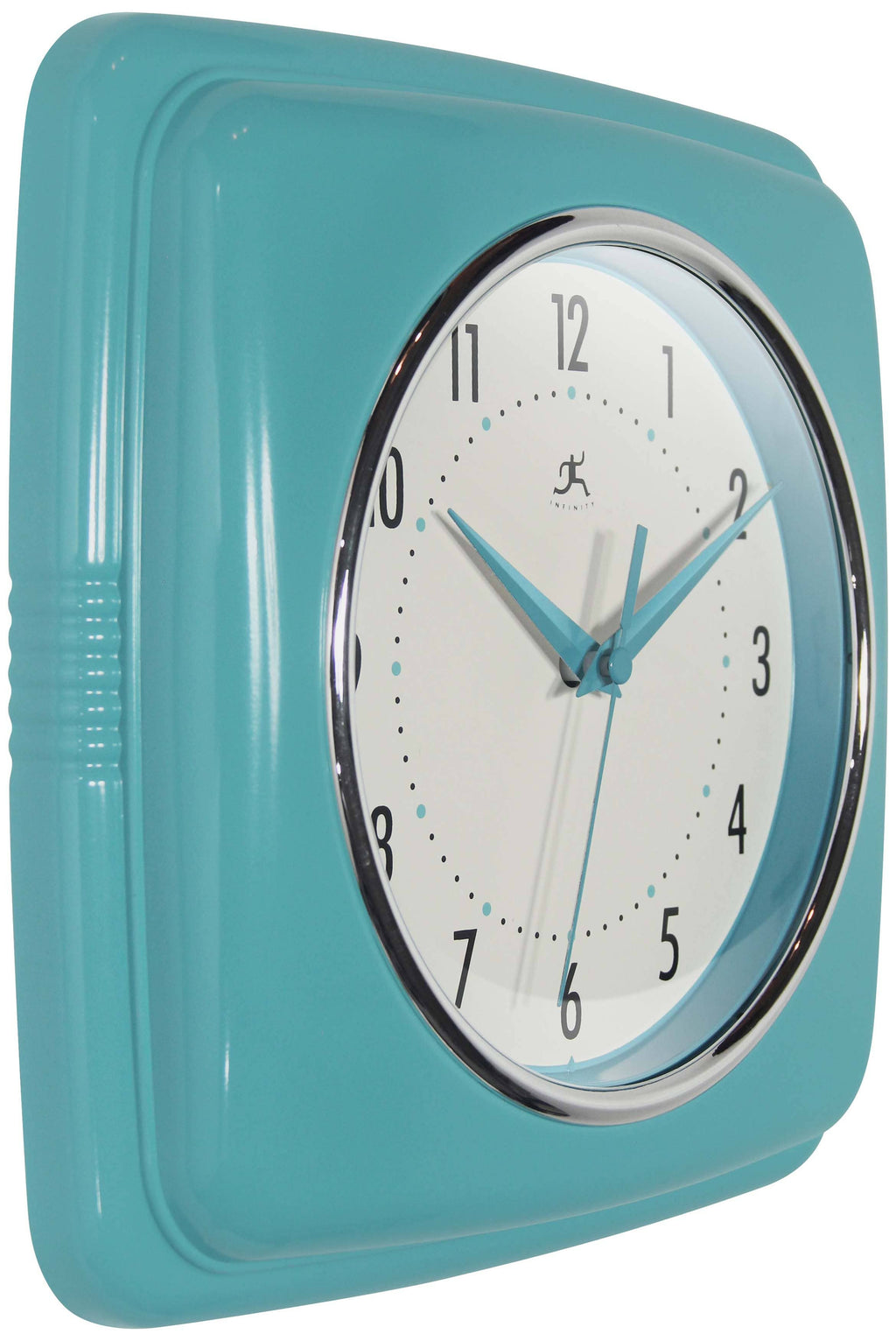 Retro Turquoise Wall Clock