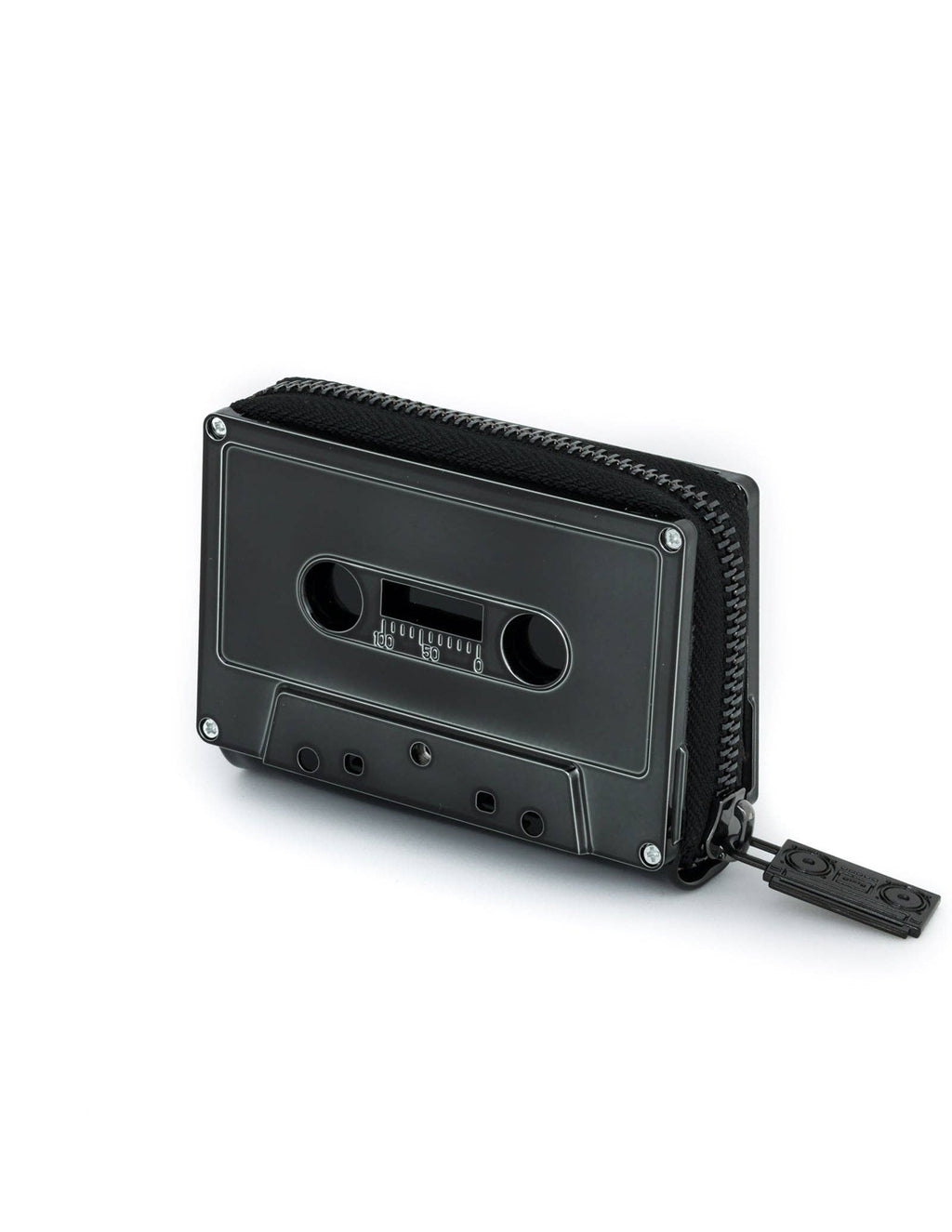 Black Chrome Cassette Tape Wallet