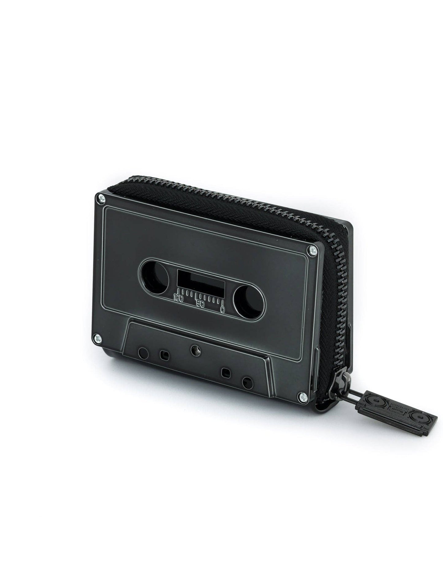 Black Chrome Cassette Tape Wallet