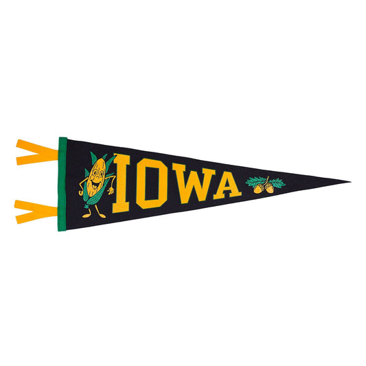 Retro Iowa Pennant