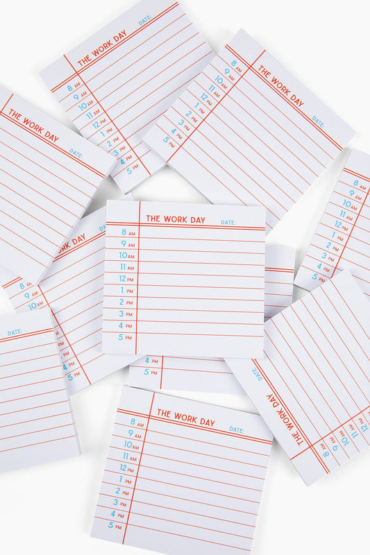 The Work Day Sticky Note (Post-It ® Note) 